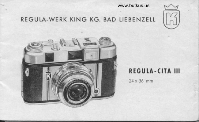 Regula - Cita III manual cover