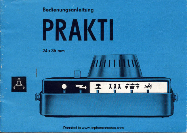 Praktica Prakti manual cover