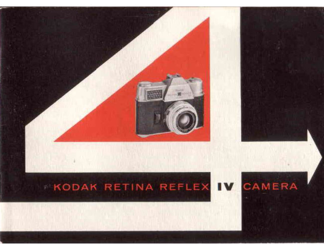 Kodak Retina Reflex IV manual cover