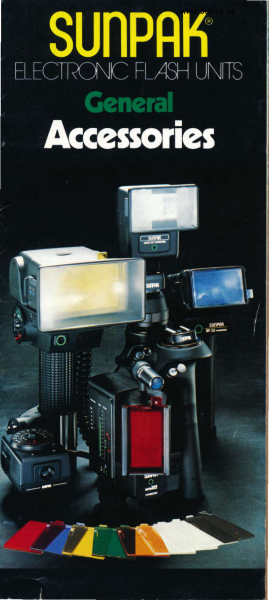 Sunpak Flash Accessories manual cover