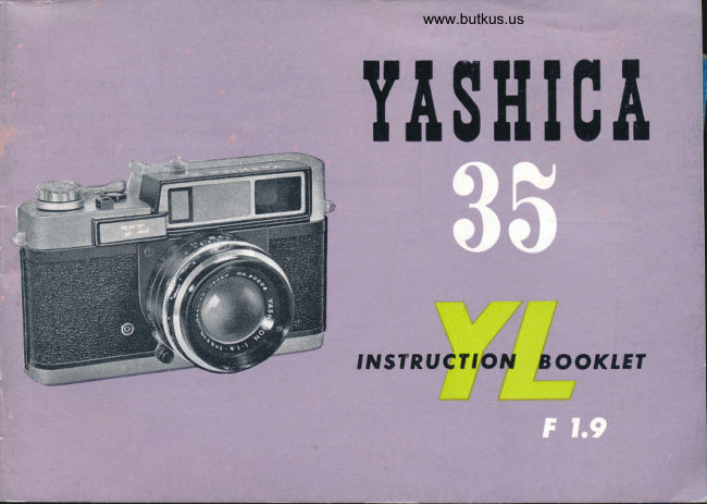 Yashica 35YL manual cover
