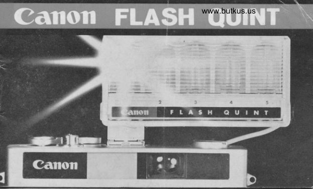 Canon Flash QUINT manual cover