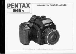 Pentax 645N manual cover