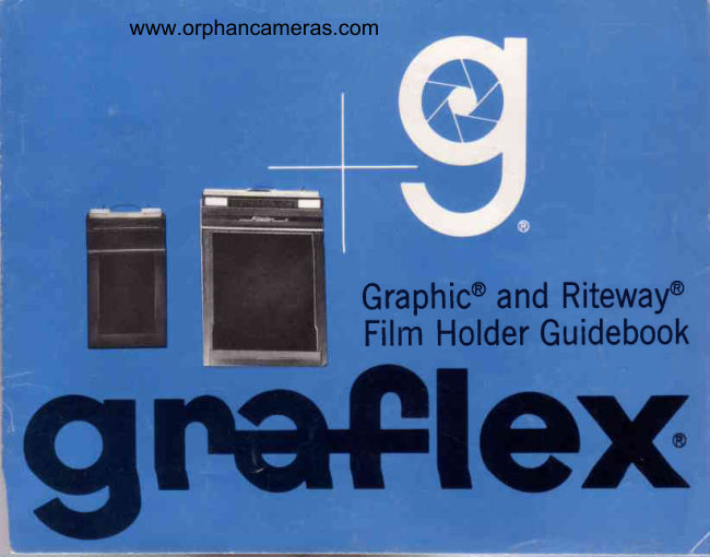 Graflex and Speed Graphic manual cover