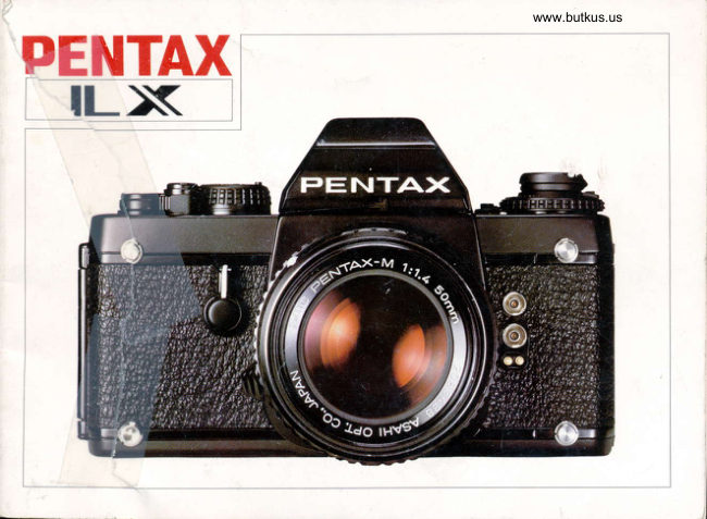 Pentax LX Direct scan manual cover