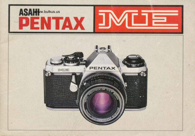 Pentax ME manual cover