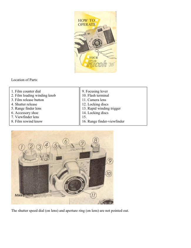 Ricoh 35 manual cover