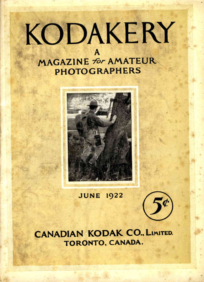 Kodak June 1922 manual cover