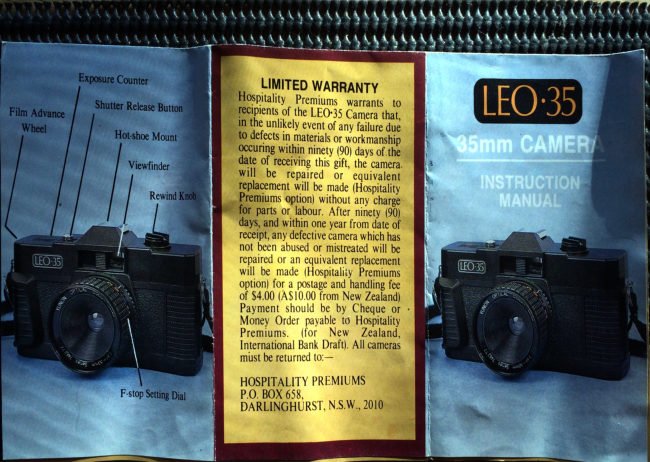 Leo 35 camera manual cover