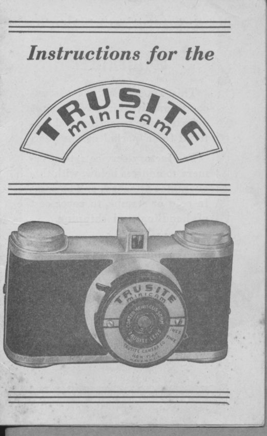 TRUSITE minicam manual cover