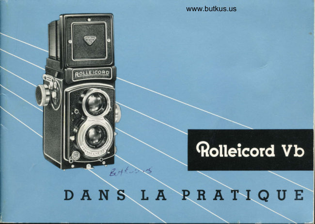 ROLLEICORD Vb Dans La Pratique manual cover
