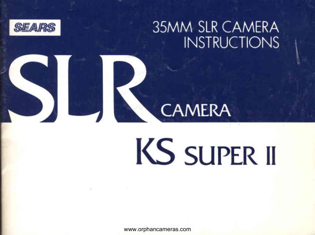 Sears KS Super II manual cover