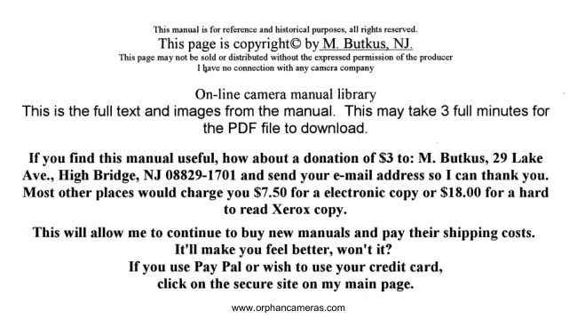 Minox 35 GL manual cover