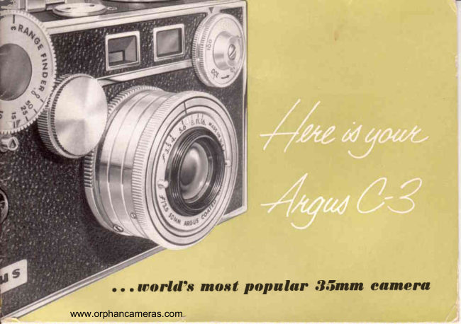 Argus C-3 manual cover