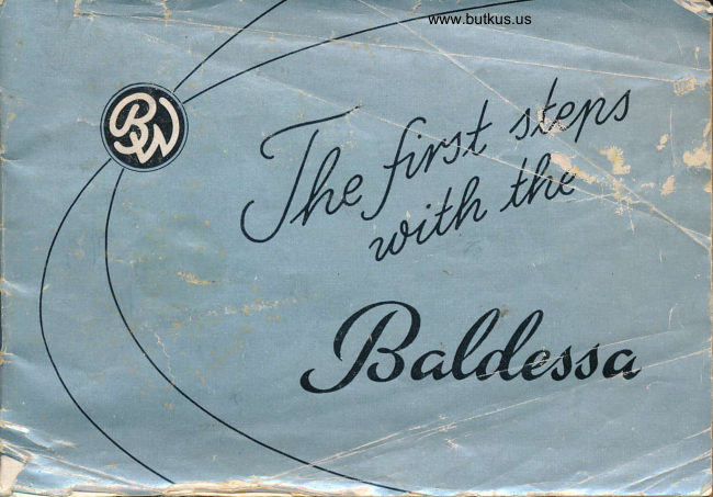 Balda Baldessa manual cover