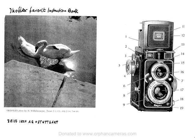 ZEISS IKON IKOFLEX manual cover