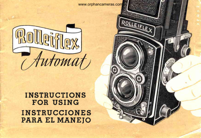 Rolleiflex Automat manual cover
