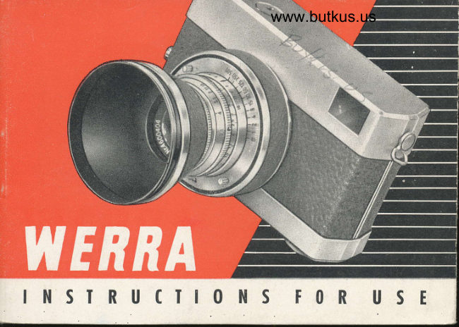 Werra manual cover