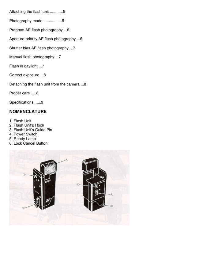 Ricoh Speedlite PX manual cover