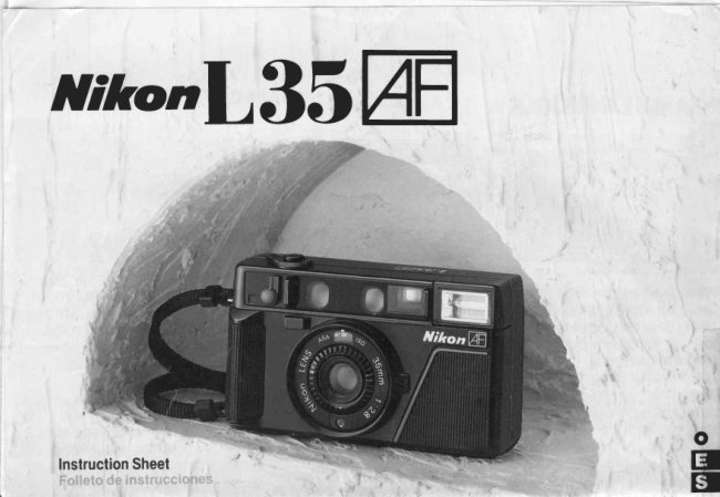 Nikon L35 AF manual cover