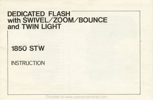 PAchiever 1850 STW manual cover