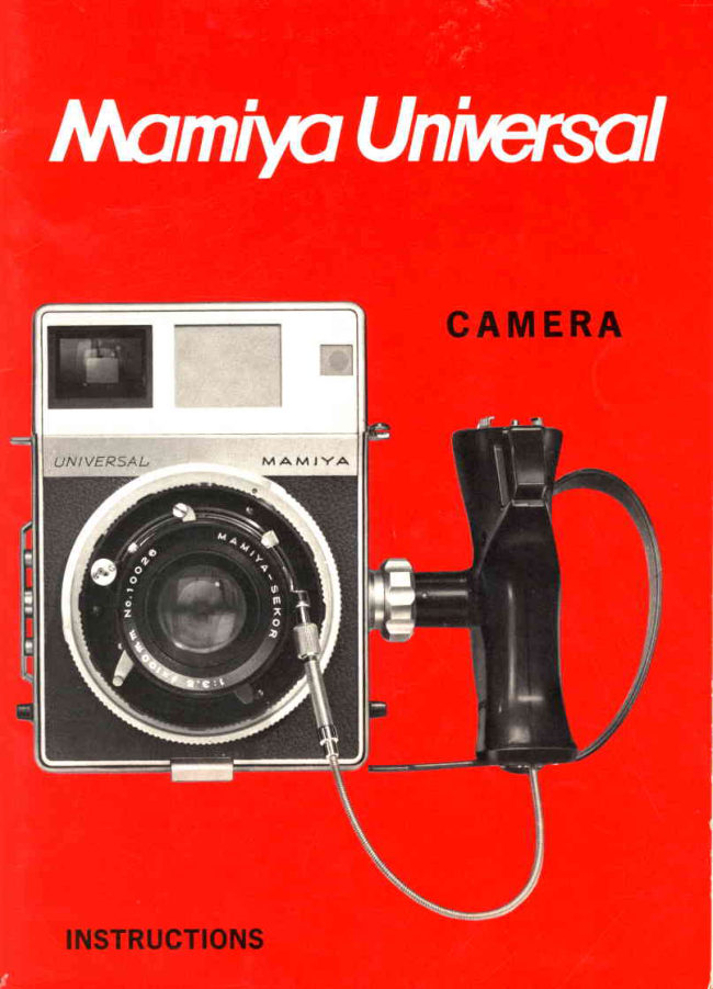 Mamiya Universal manual cover