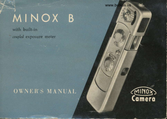 MINOX B - Direct scan manual cover