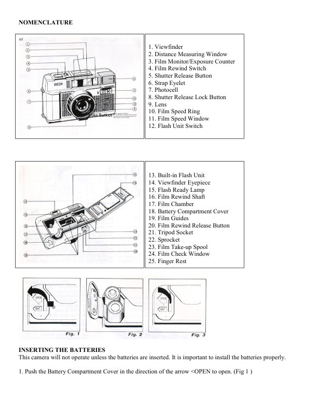 Ricoh AF-40 manual cover