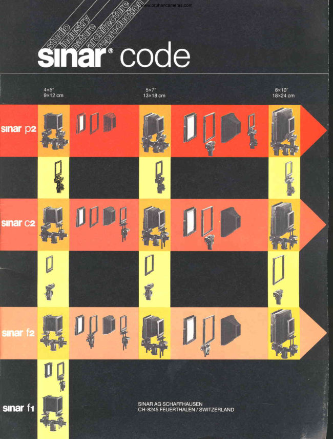 Sinar Code Booklet manual cover
