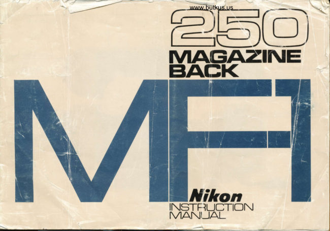 Nikon MF-1 manual cover