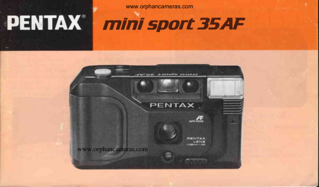 Pentax Mini Sport 35AF manual cover