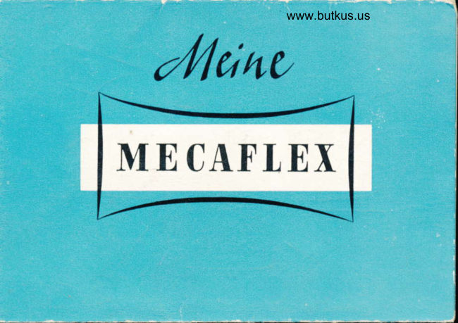 MECAFLEX manual cover