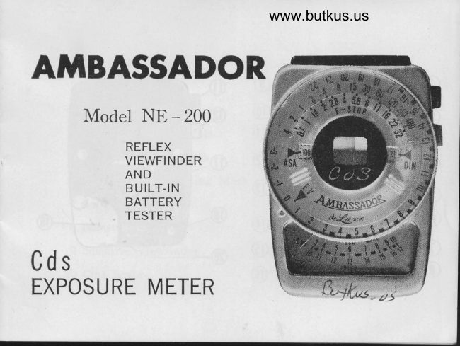 Ambassasor manual cover