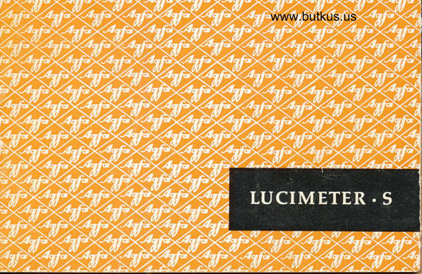 Agfa Lucimeter S manual cover