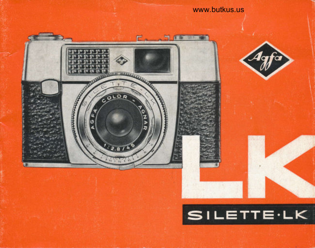 Agfa Silette LK manual cover