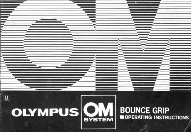 Olympus OM System Power Bounce Grip manual cover