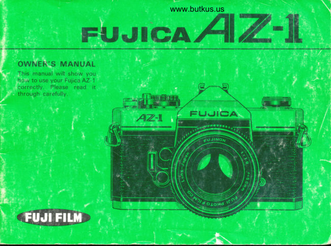 Fujica AZ-1 manual cover