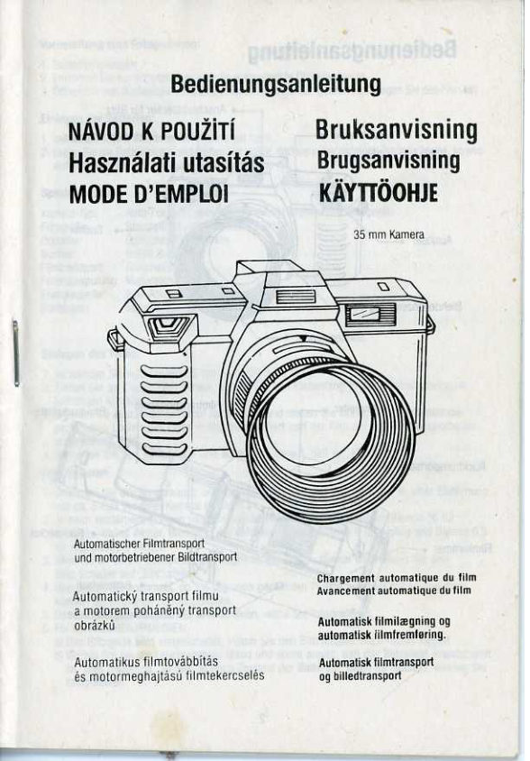 Naikei 1000 x-1 Junk Camera manual cover