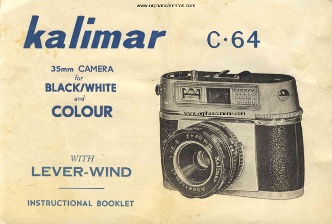 Kalimar C-64 manual cover