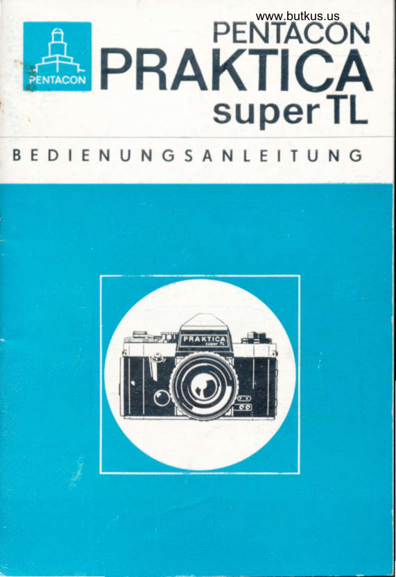 Praktica Super TL manual cover