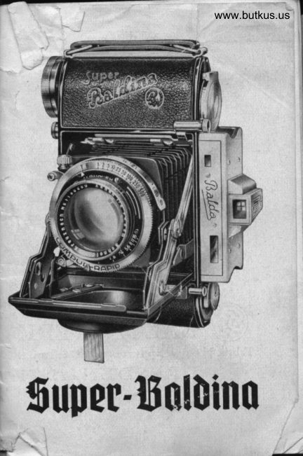 Balda Super Baldina manual cover