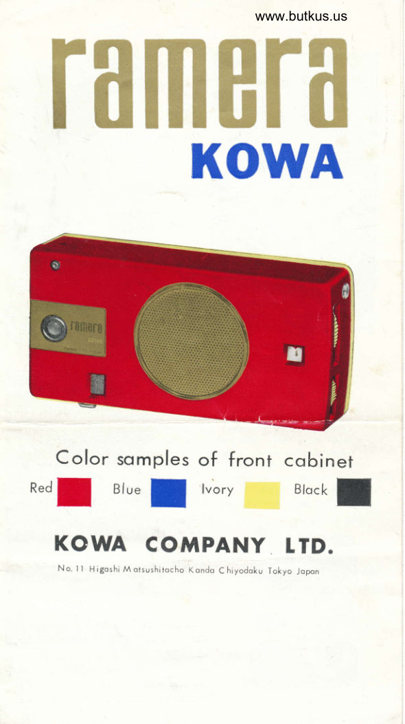 KOWA Ramera manual cover