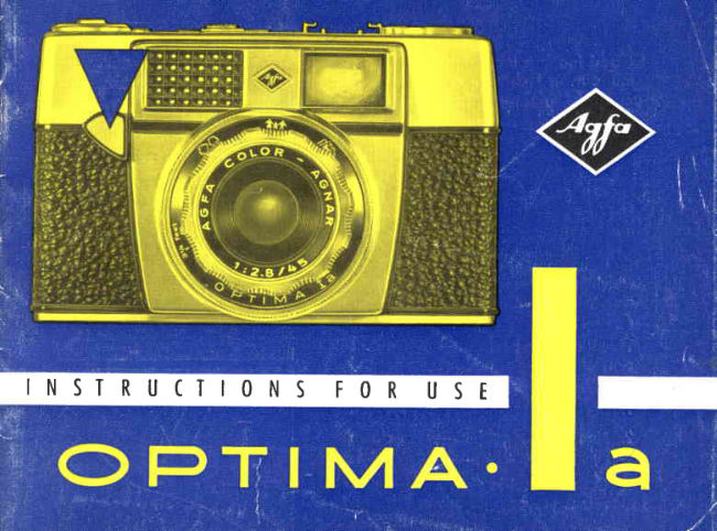 Agfa Optima Ia manual cover