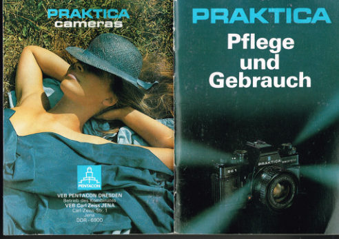 Praktica guide Pfleg und Gebrauch manual cover