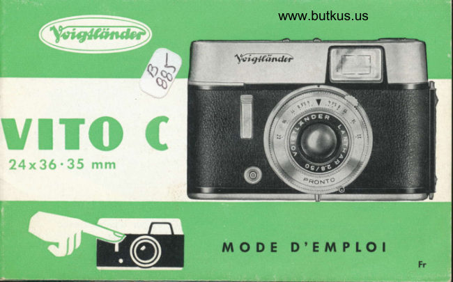 Voigtlander Vito C manual cover