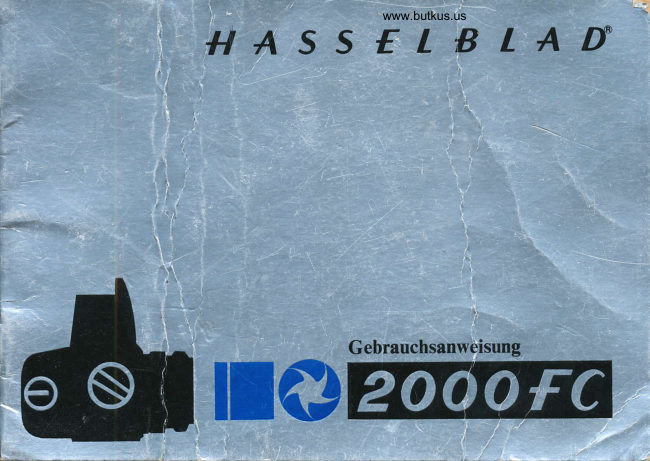 Hasselblad 2000FC manual cover
