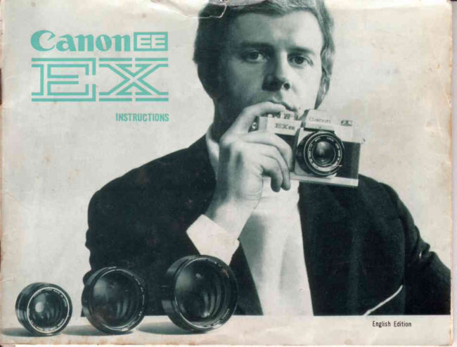 Canon EX ee manual cover