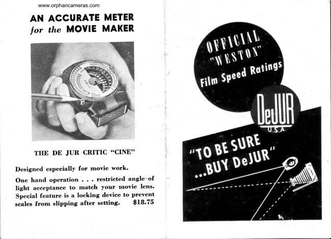 DeJUR Speed Ratings manual cover