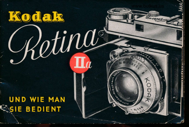 Kodak Retina IIa manual cover