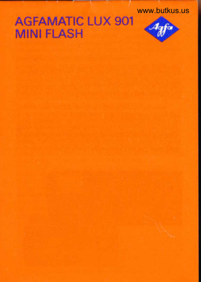 Agfa Agfamatic Lux 901 manual cover